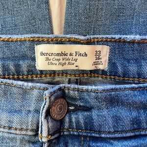 Abercrombie & Fitch The Crop Wide - Ultra High Rise